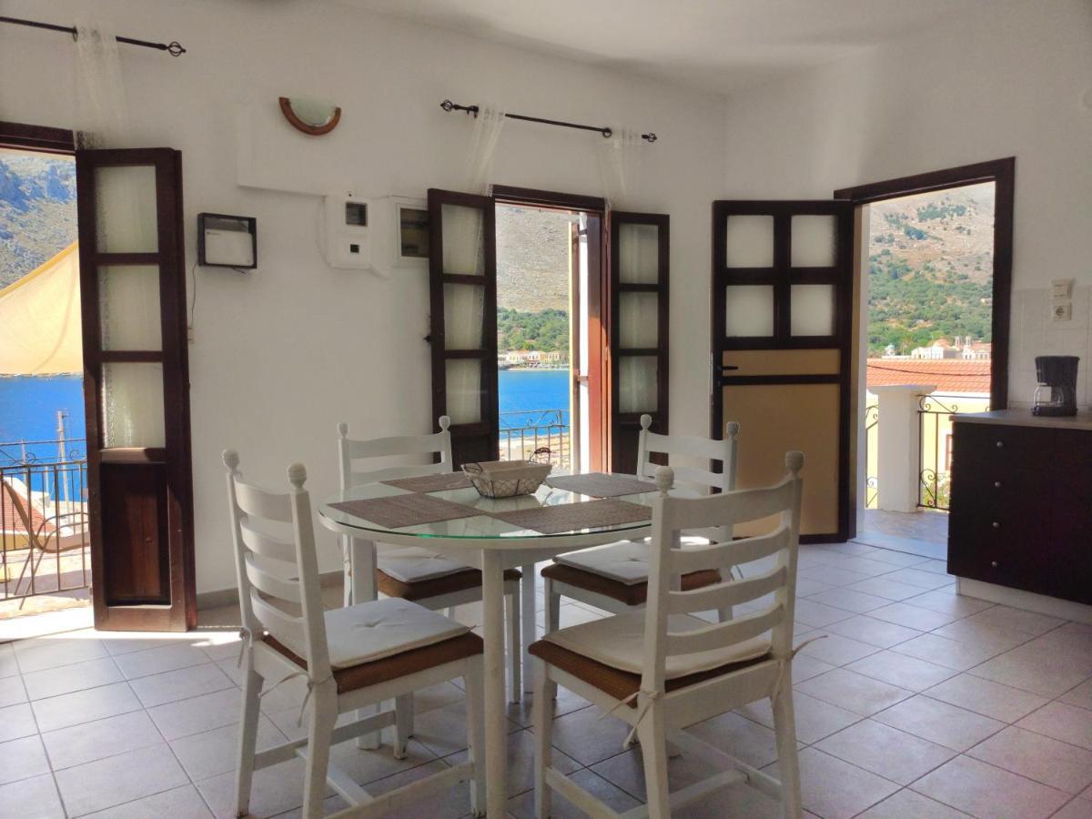 Gompos Apartment - Cozy Apartment Next To The Sea - Amazing Sea View Symi Extérieur photo