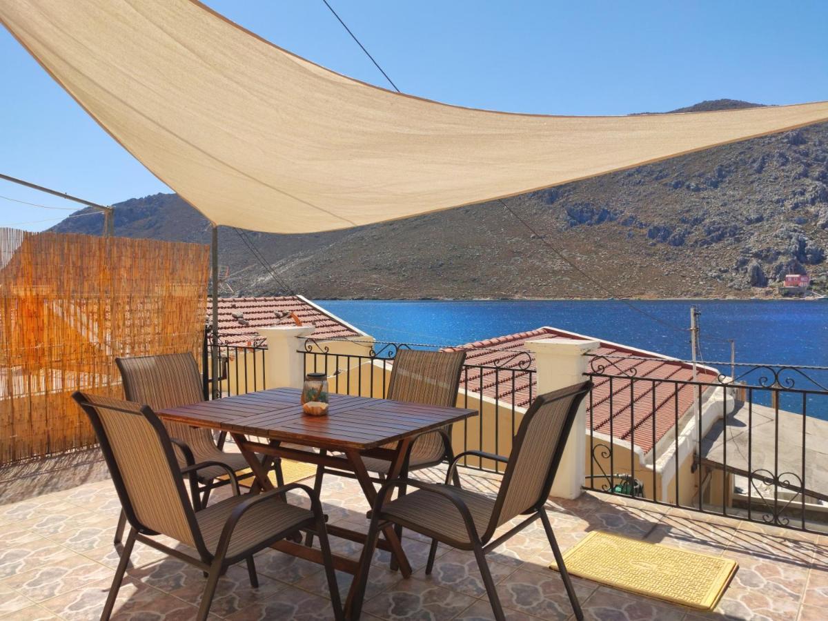 Gompos Apartment - Cozy Apartment Next To The Sea - Amazing Sea View Symi Extérieur photo